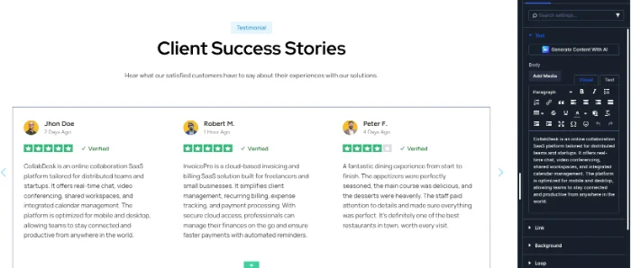 How to Update Testimonial SHow to Update Testimonial