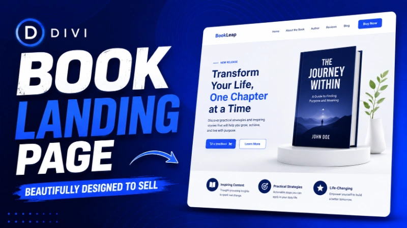 How to Install a Divi Book Landing Page (Step-by-Step Guide)