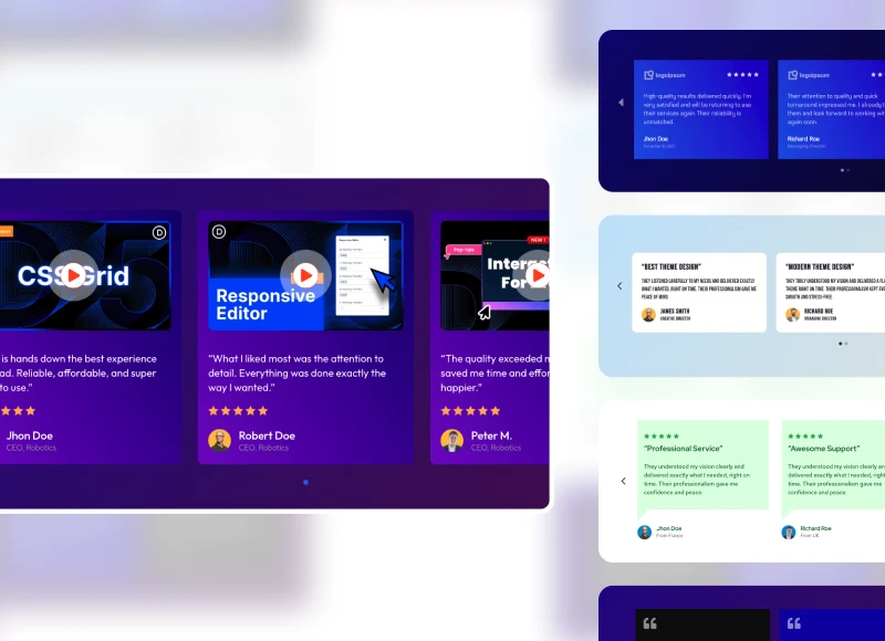 Testimonial Slider Layout Pack Testimonial Slider Divi Layout Pack